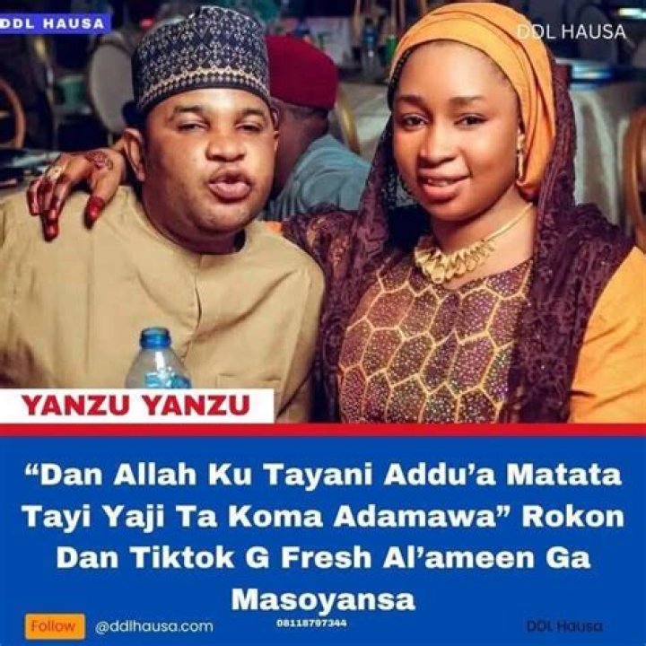 Dan girman Allah ku tayani addu’an Allah ya bani Fati Washa - Matashi