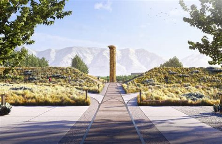 New Golden Spike Monument en route to Utah