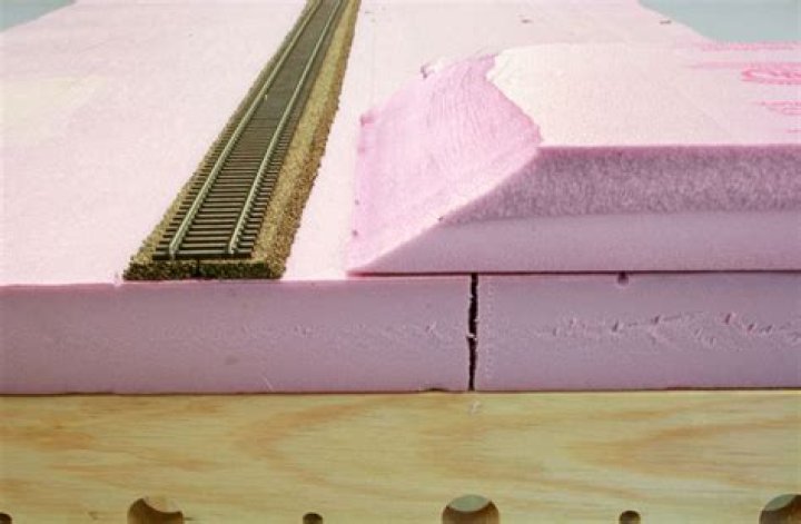 Roadbeds made easy with foam